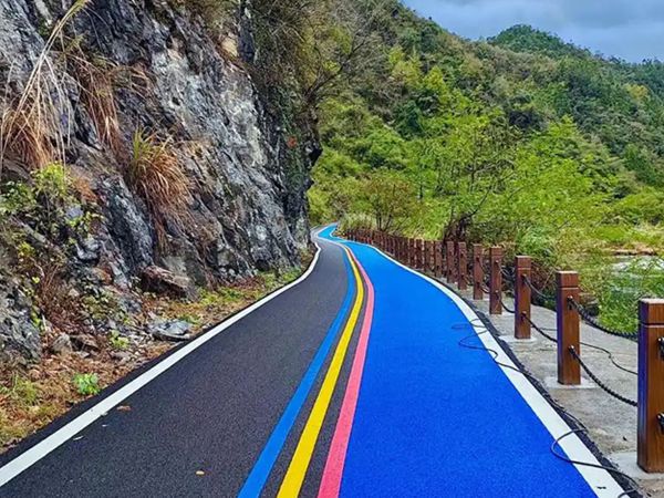 江苏彩色沥青道路