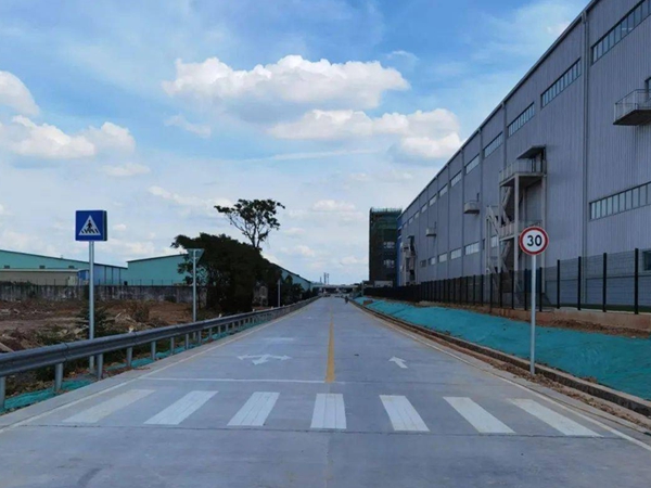 江苏工业园区道路施工